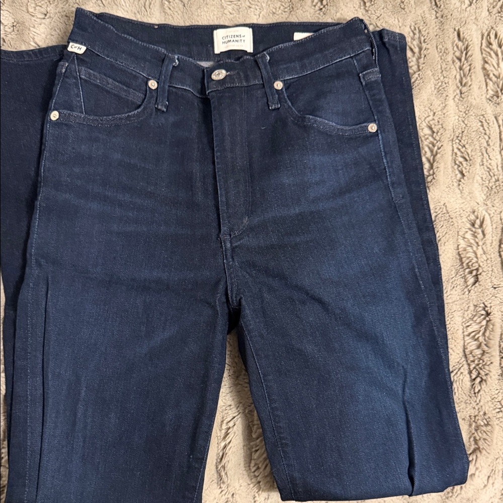 Citizens Of Humanity Deep Indigo Straight Jeans